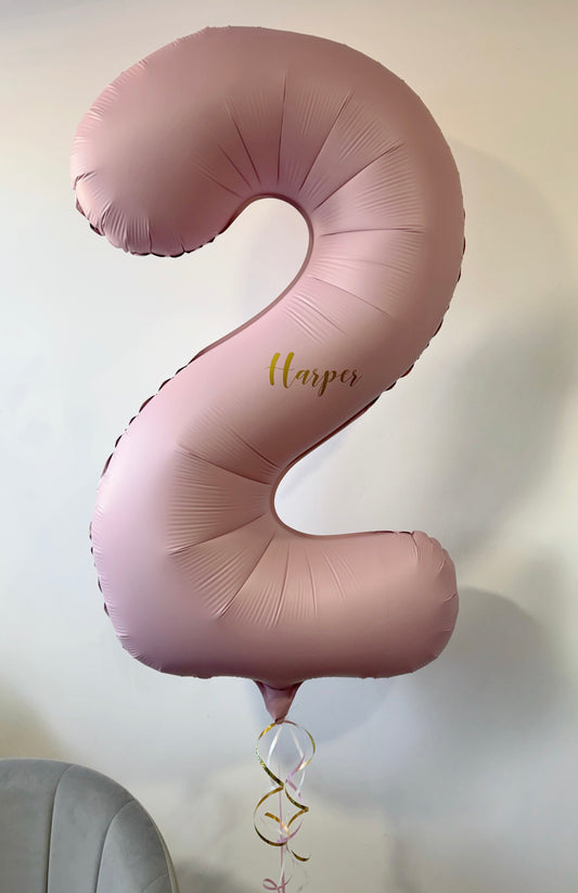 Number Balloon - Personalised with name