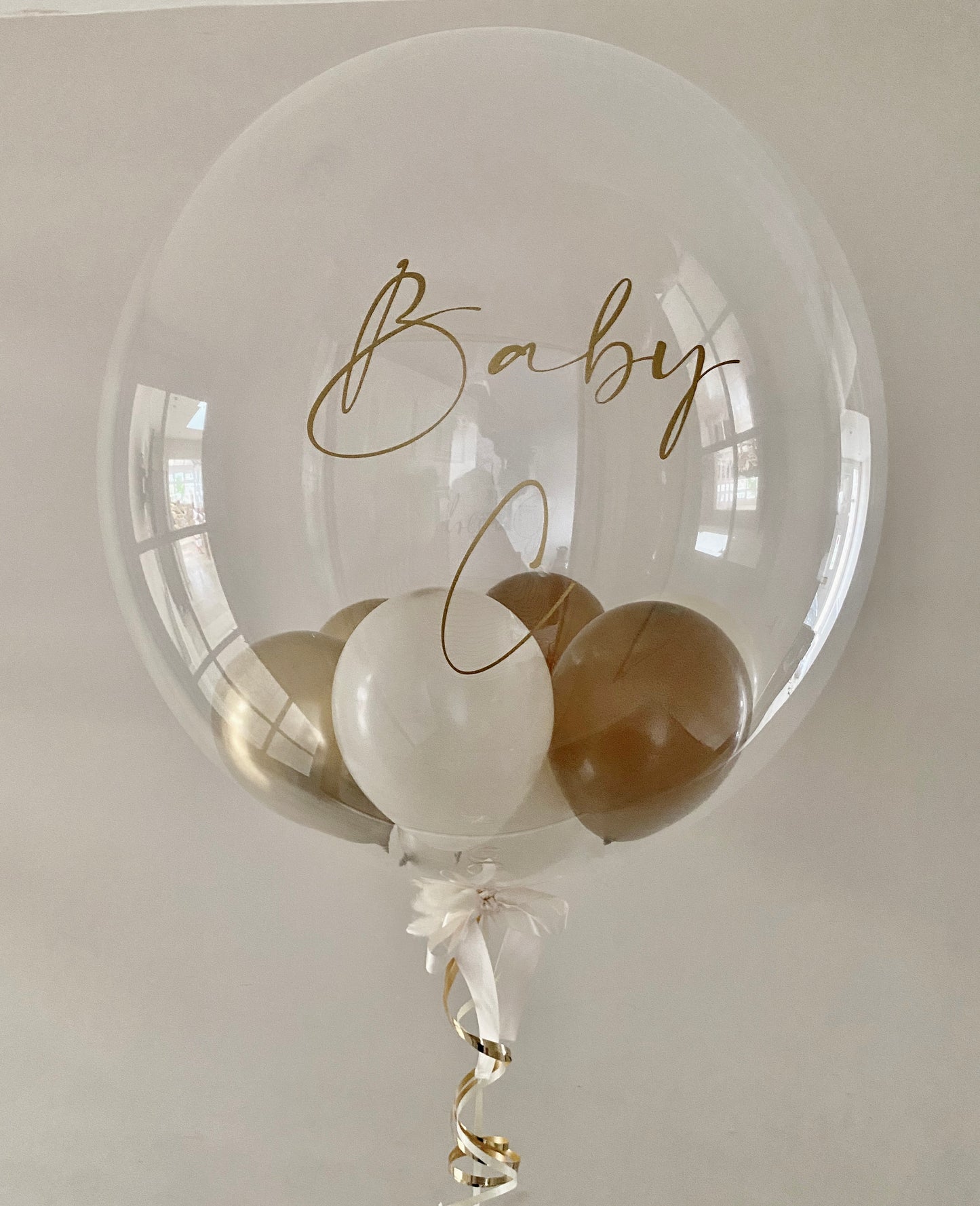 Bubble Balloon filled with mini balloons